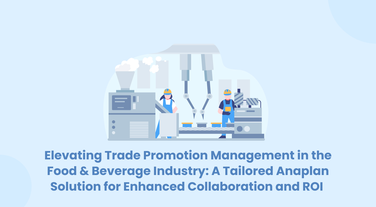 food beverage trade promotion anaplan