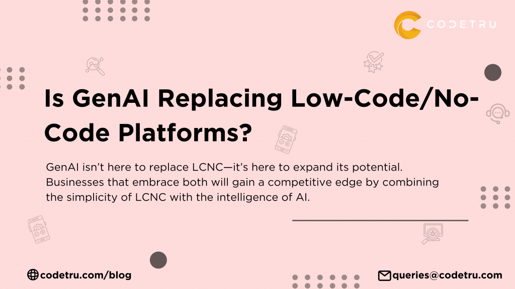 IS GenAI replacing LCNC Platforms