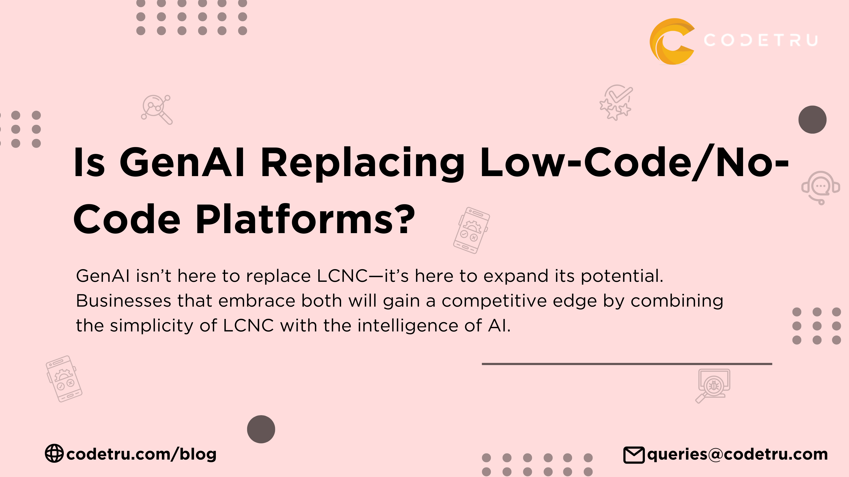 IS GenAI replacing LCNC Platforms